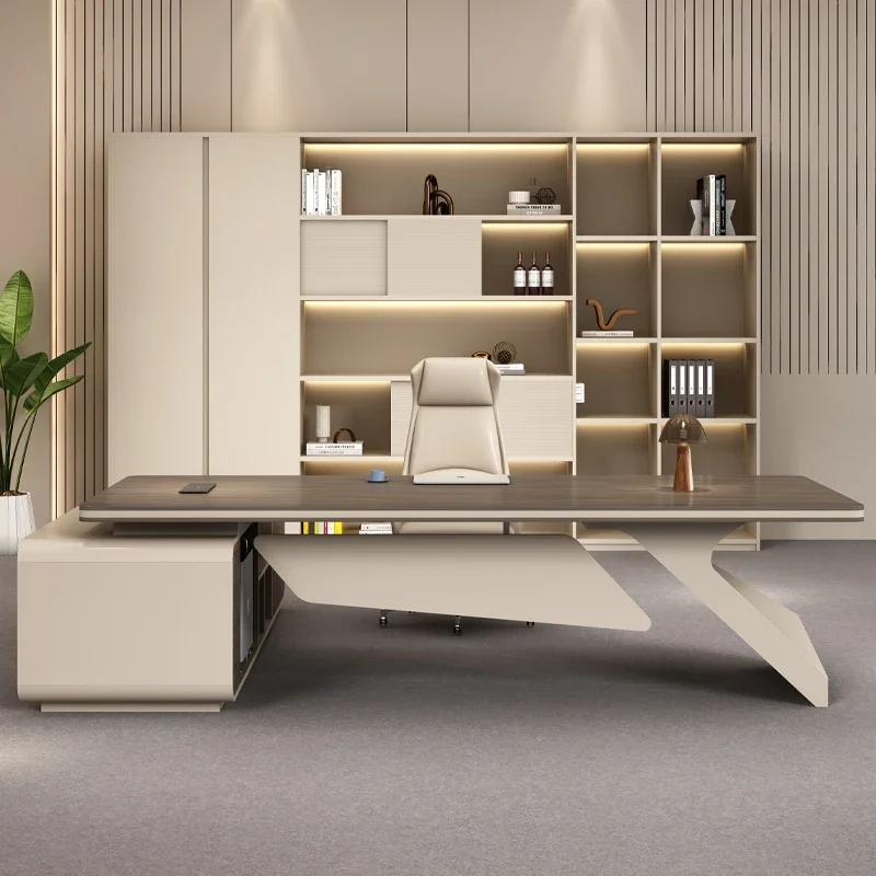 Desk Setup Organizer - Bureau d'ordinateur économique avec rangement, table