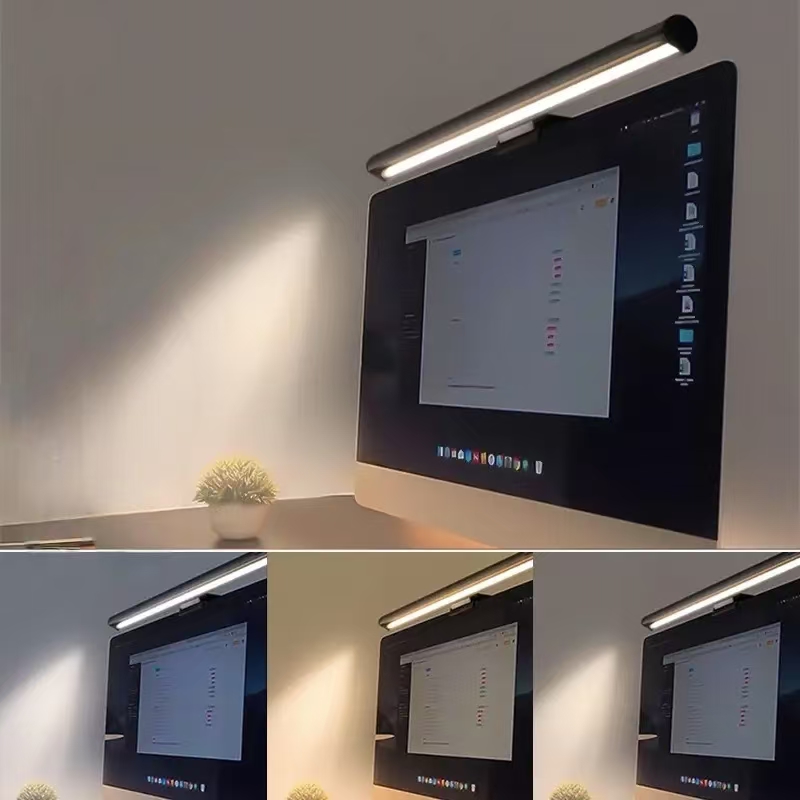 Desk Setup For Work - Lampe de bureau suspendue avec moniteur