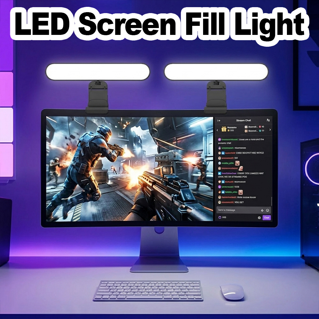 Desk Setup For 2 Laptops - Lampe LED tactile à intensité variable
