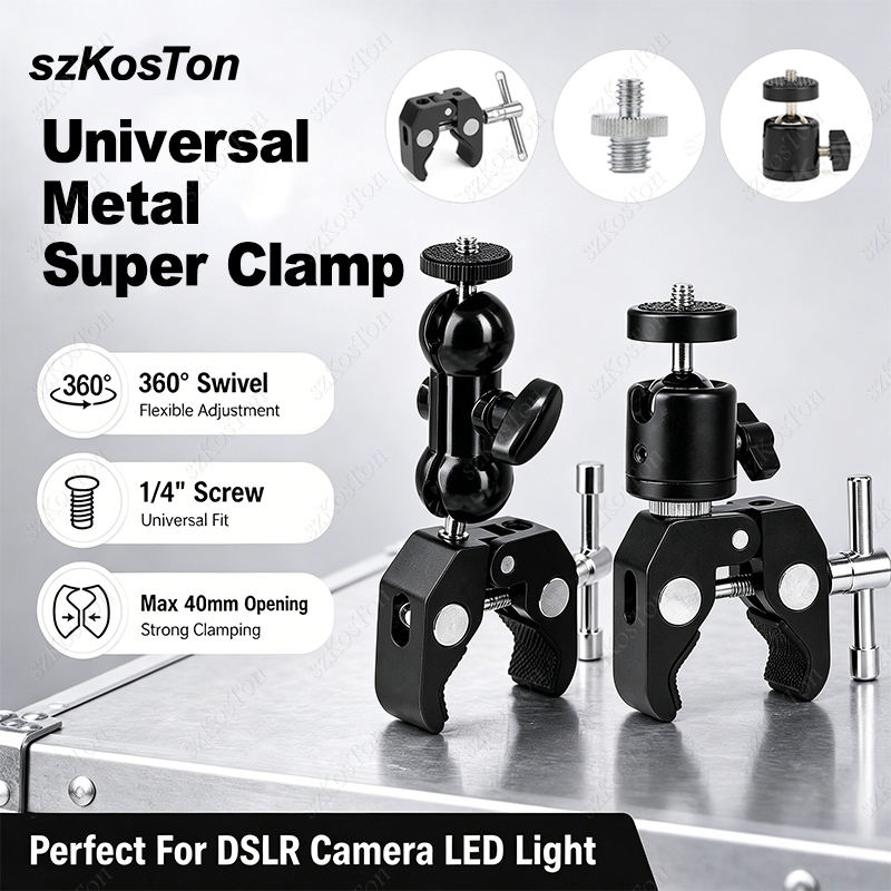 Monitor Arm Clamp - Super pince métallique pour appareil photo