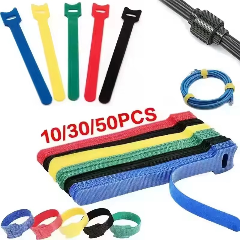 Desk Setup Cable Management - 10/30/50PCS Organisateur de câbles USB, attaches
