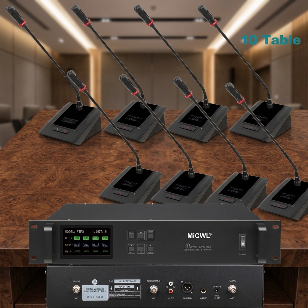 Desk Setup Kit - Système de Conférence Numérique Sans Fil