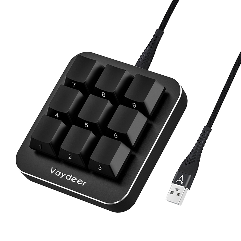 Desk Setup Programmer - Clavier multifonctionnel avec 9 touches entièrement