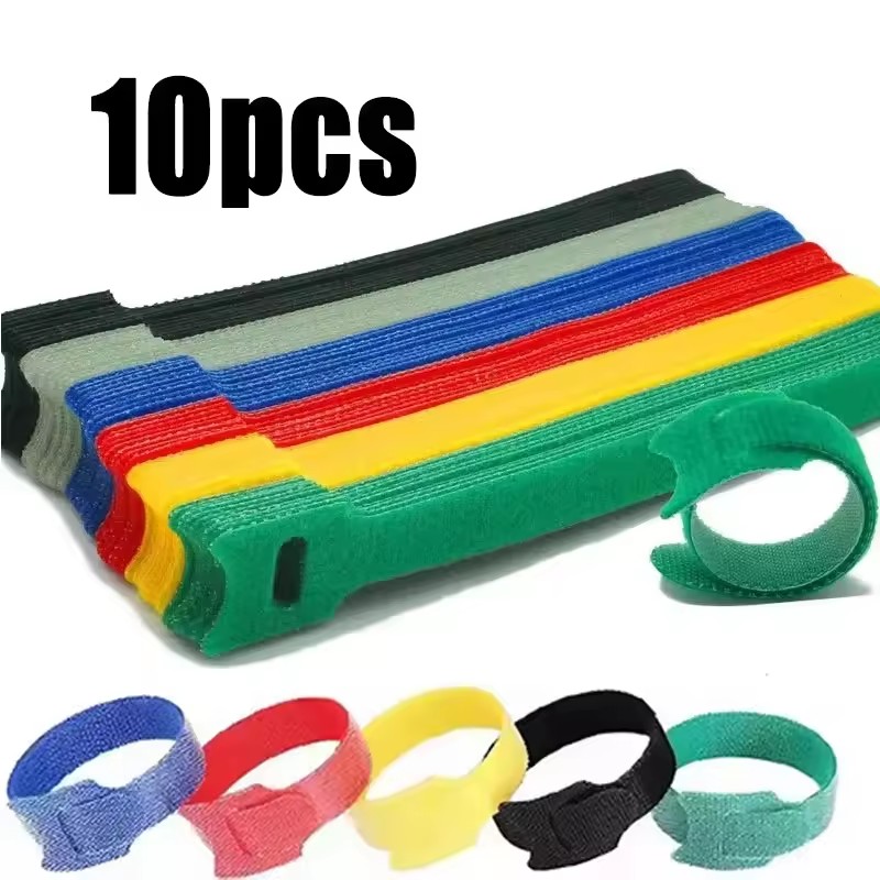 Desk Setup Cable Management - 10-50 pièces Sangles de fixation multi-usages,