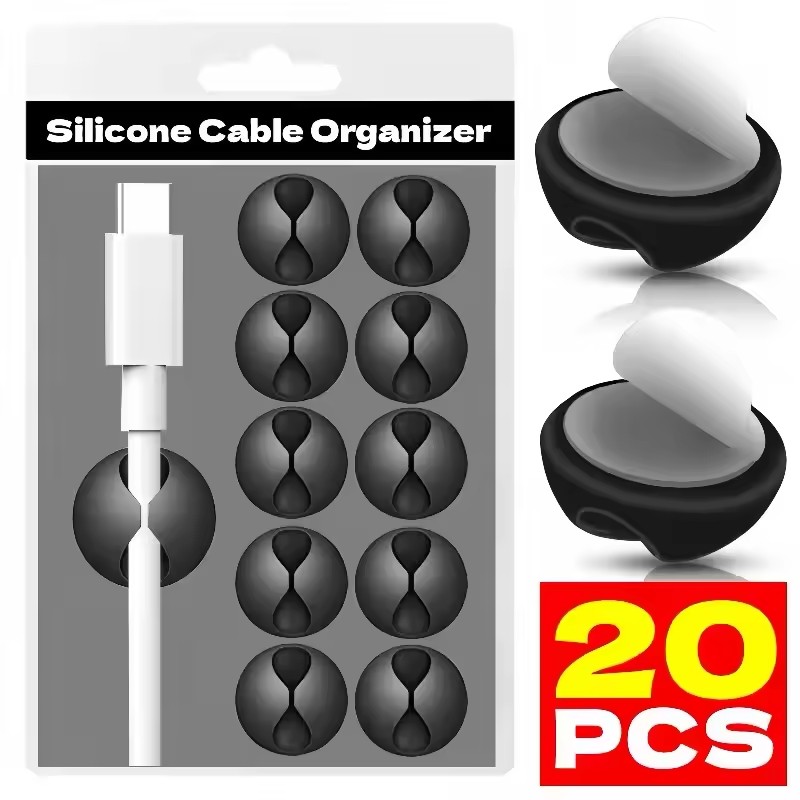 Desk Setup Cable Management - Clips de câble support de cordon