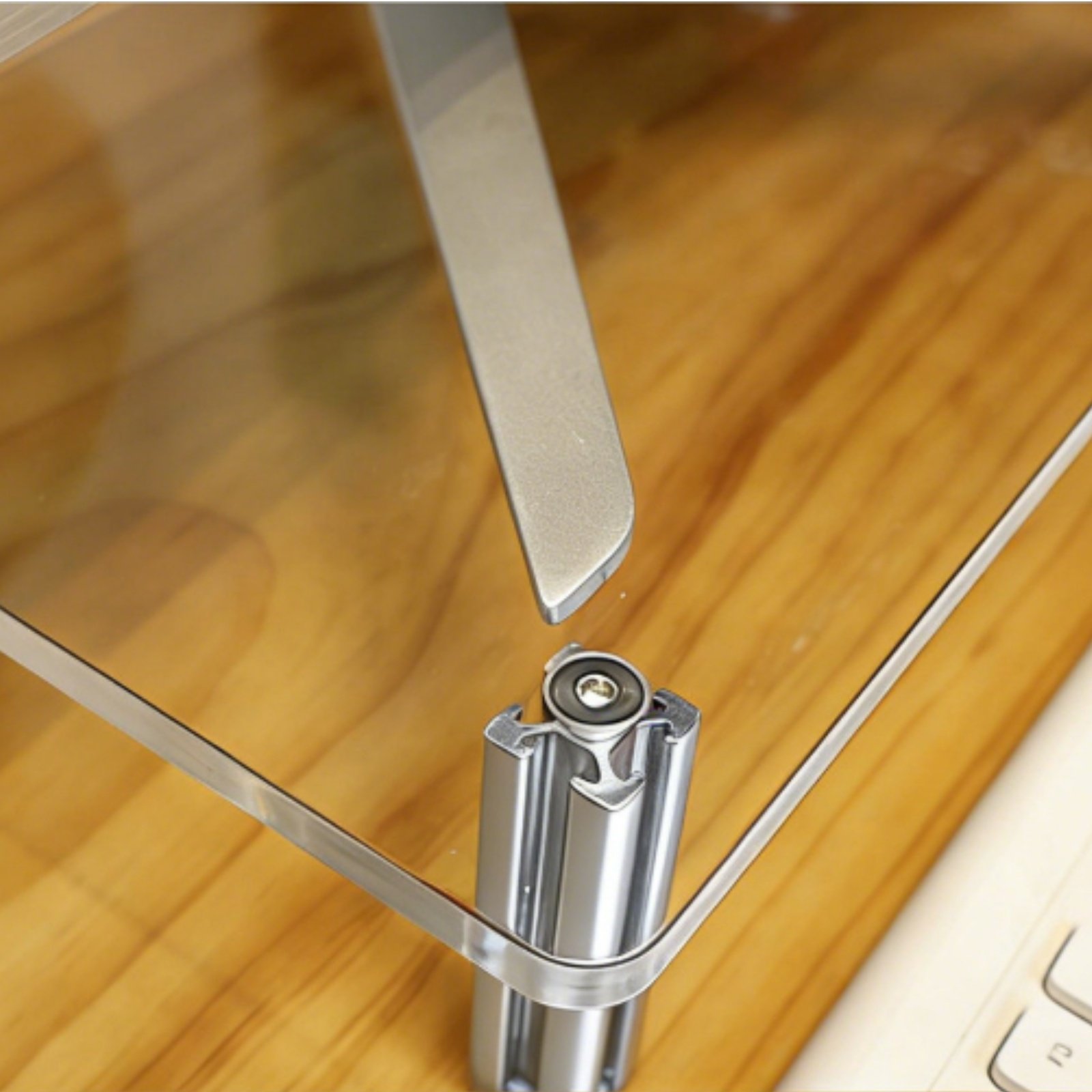 Desk Setup Organizer - Support d'écran en acrylique transparent et