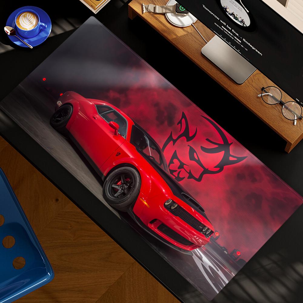 Desk Setup Ideas - D-dodges voiture Cool tapis de souris