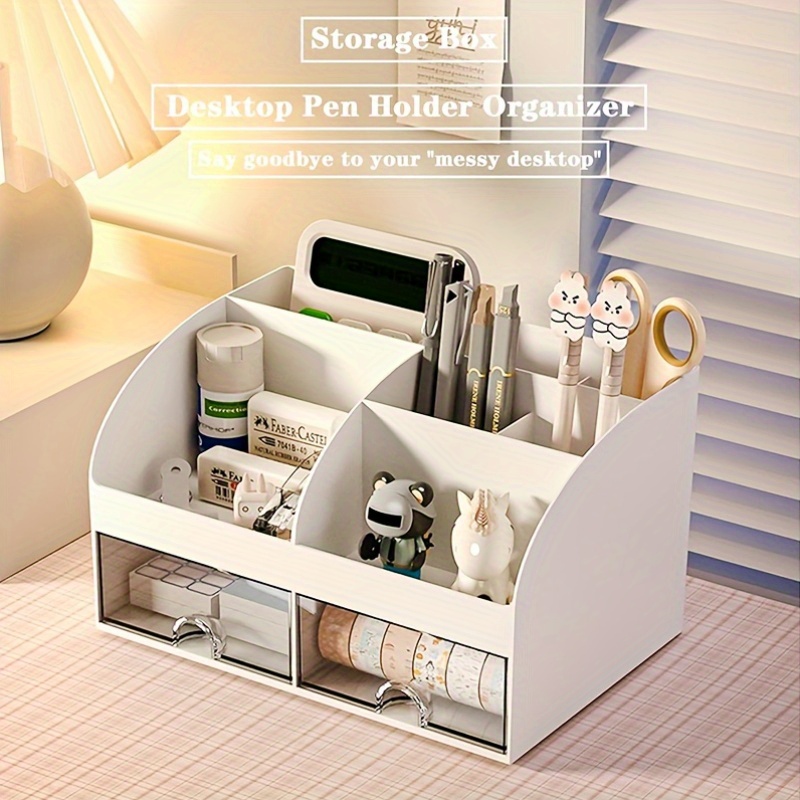 Desk Setup Organizer - Organisateur de bureau à 6 compartiments
