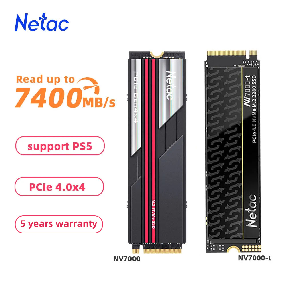 Samsung Ssd 980 Pro - Netac-Disque SSD interne pour ordinateur portable,