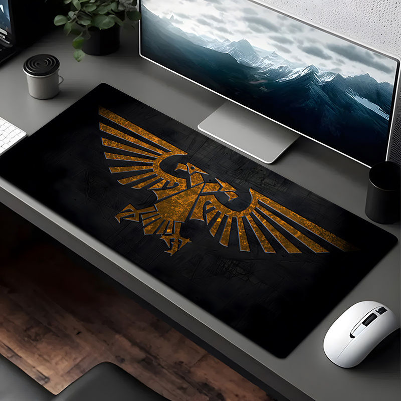 Desk Setup Natural - Tapis de souris gaming confortable, tapis