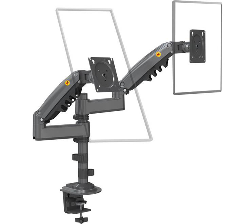 Monitor Arm Clamp - Support de bureau double moniteur NB