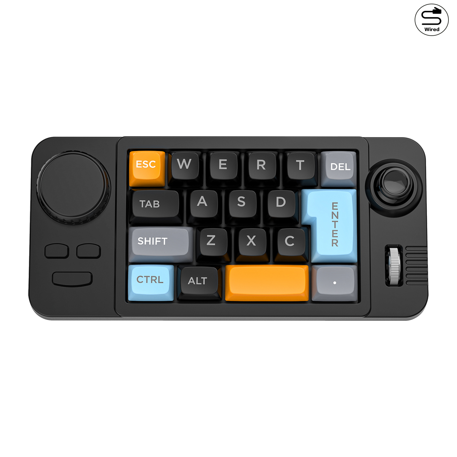 Desk Setup Programmer - Clavier mécanique filaire Programmable avec molette