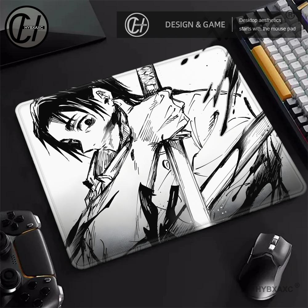 Desk Setup Ideas - Tapis de souris anime noir et