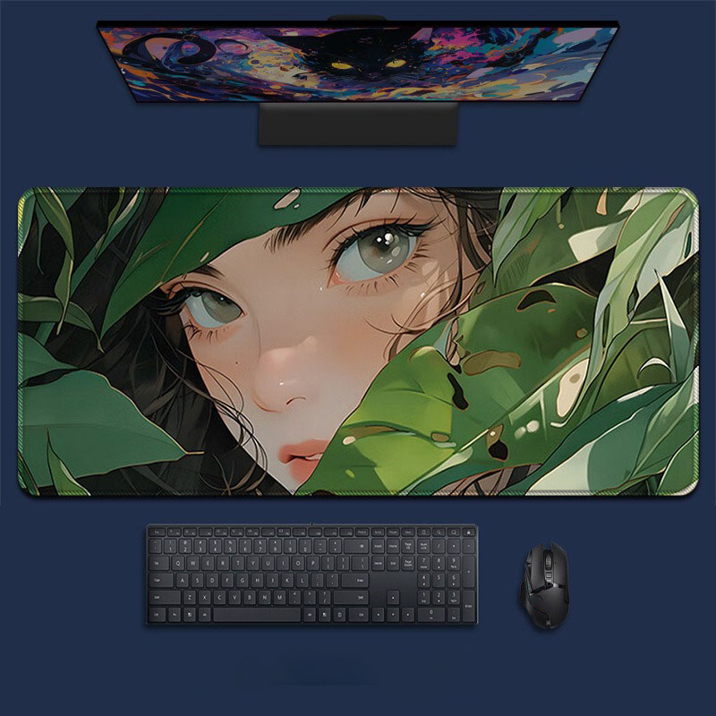 Grand tapis de souris de jeu A - Desk Setup Natural avis et prix
