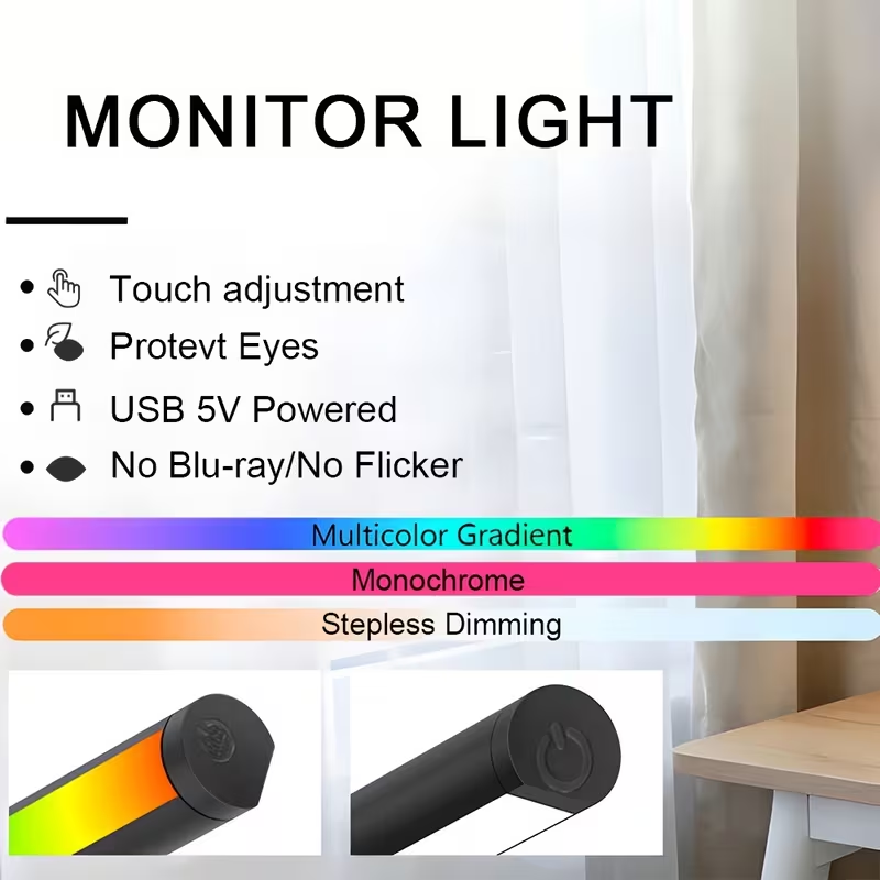 Barre lumineuse LED pour monit - Desk Setup Desk avis et prix