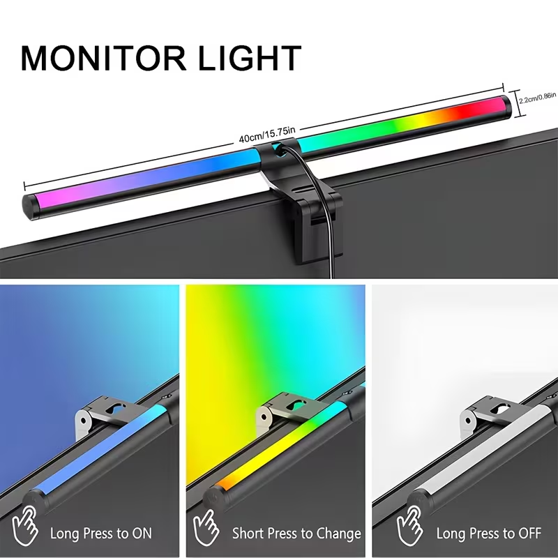 Barre lumineuse RGB pour monit - Desk Setup Ideas avis et prix