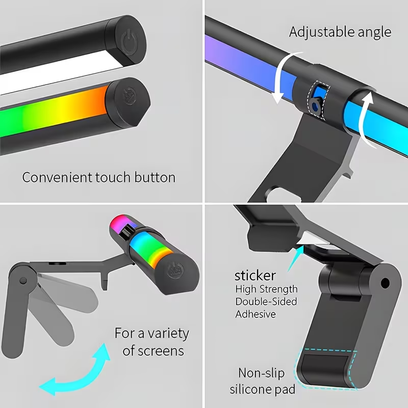 Barre lumineuse RGB pour monit - Desk Setup Ideas avis et prix