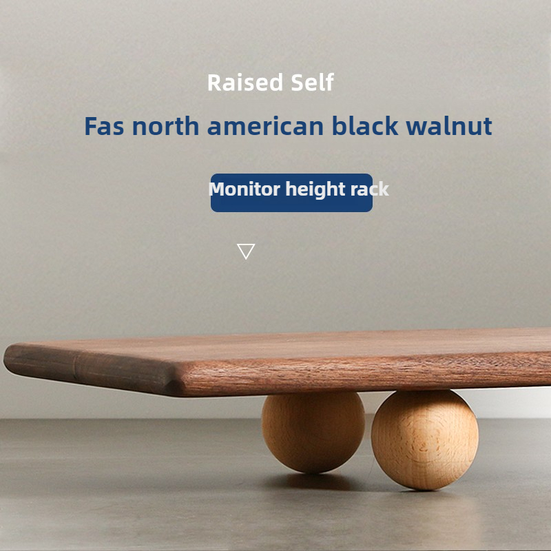 Support de bureau en bois natu - Desk Setup Natural avis et prix