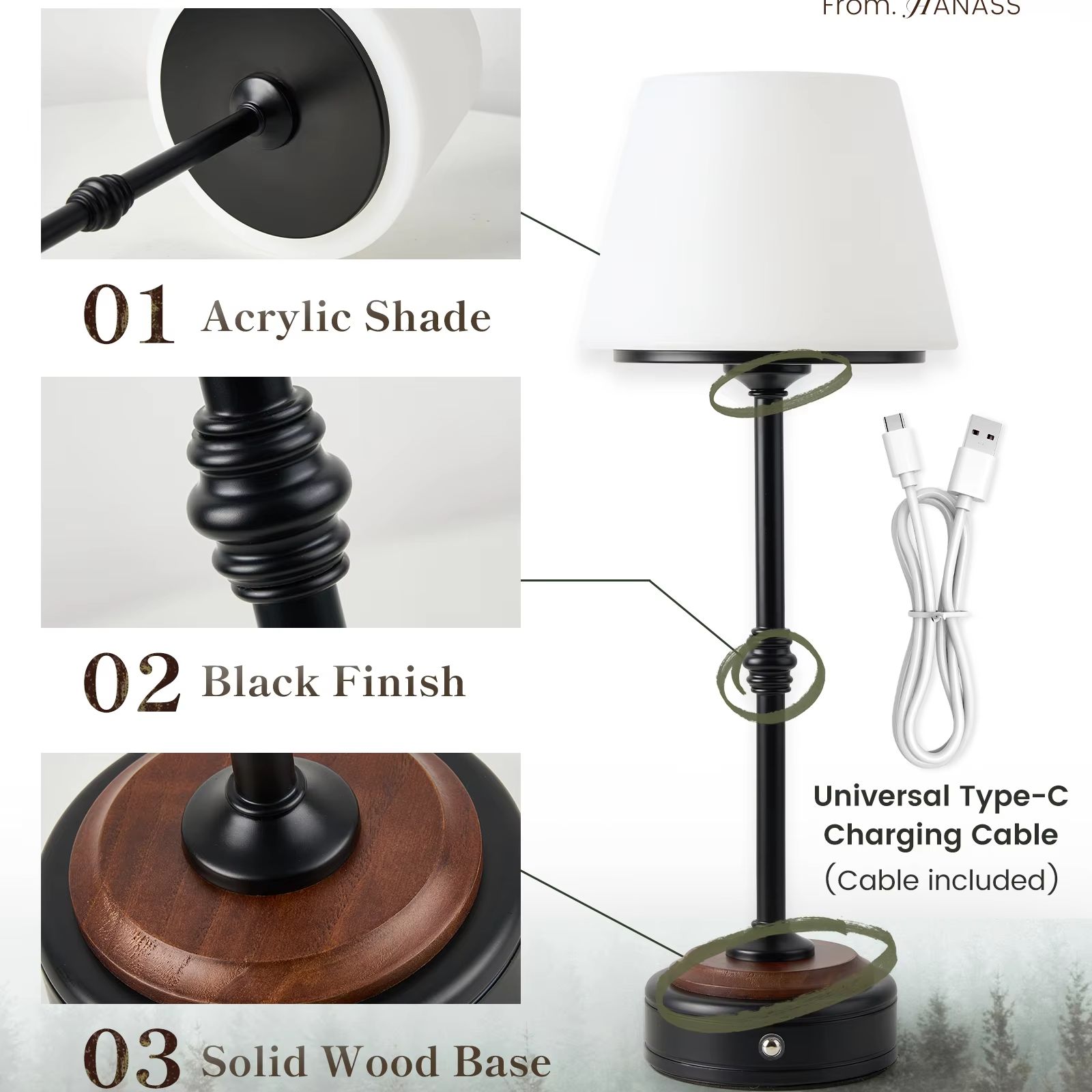 Ensemble de lampes de table sa - Desk Setup Desk avis et prix