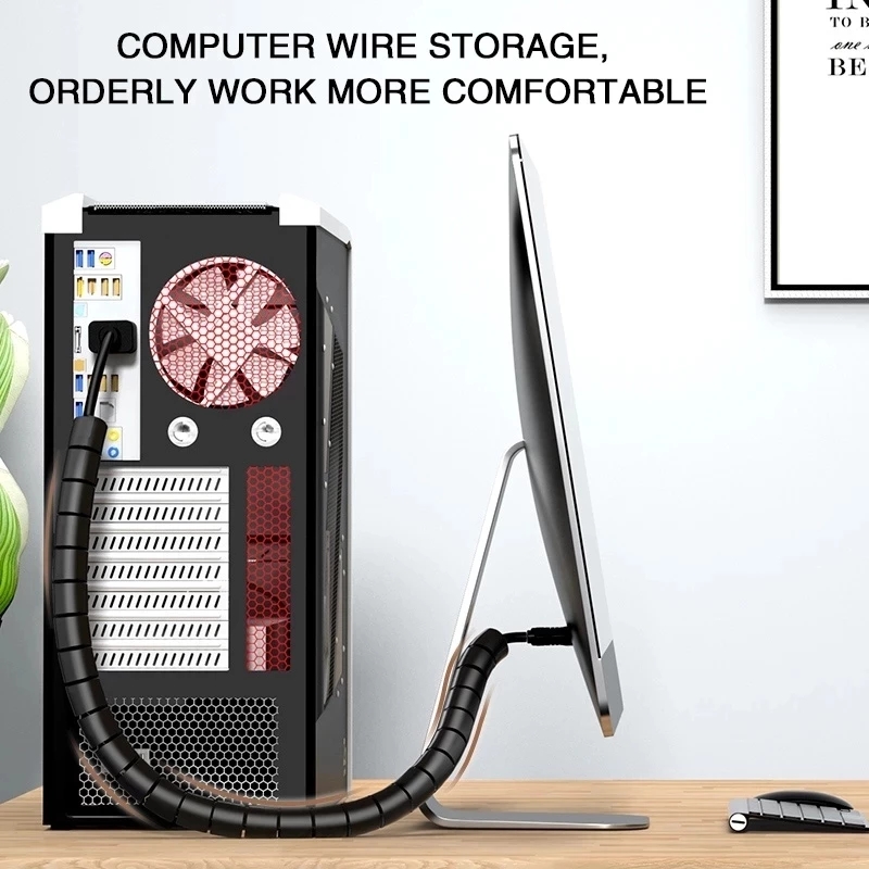 Câble spiralé flexible 2M/1M,  - Desk Setup Cable Management avis et prix