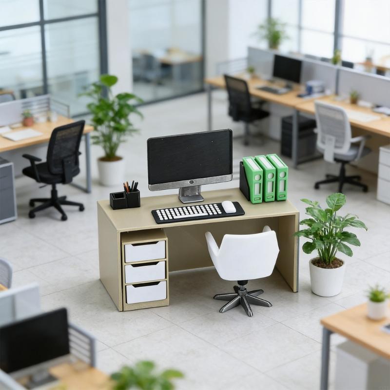 Ensemble bureau Miniature pour - Desk Setup Natural avis et prix