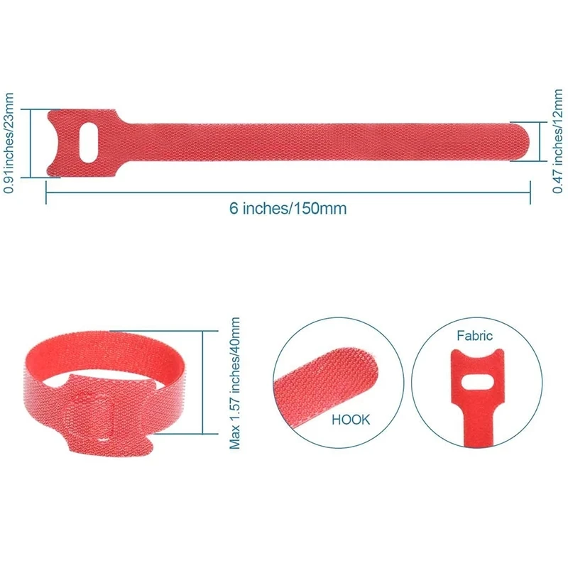 10-50 pièces Sangles de fixati - Desk Setup Cable Management avis et prix