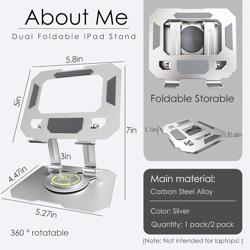 Support pour tablette en acier - Desk Setup Ipad avis et prix