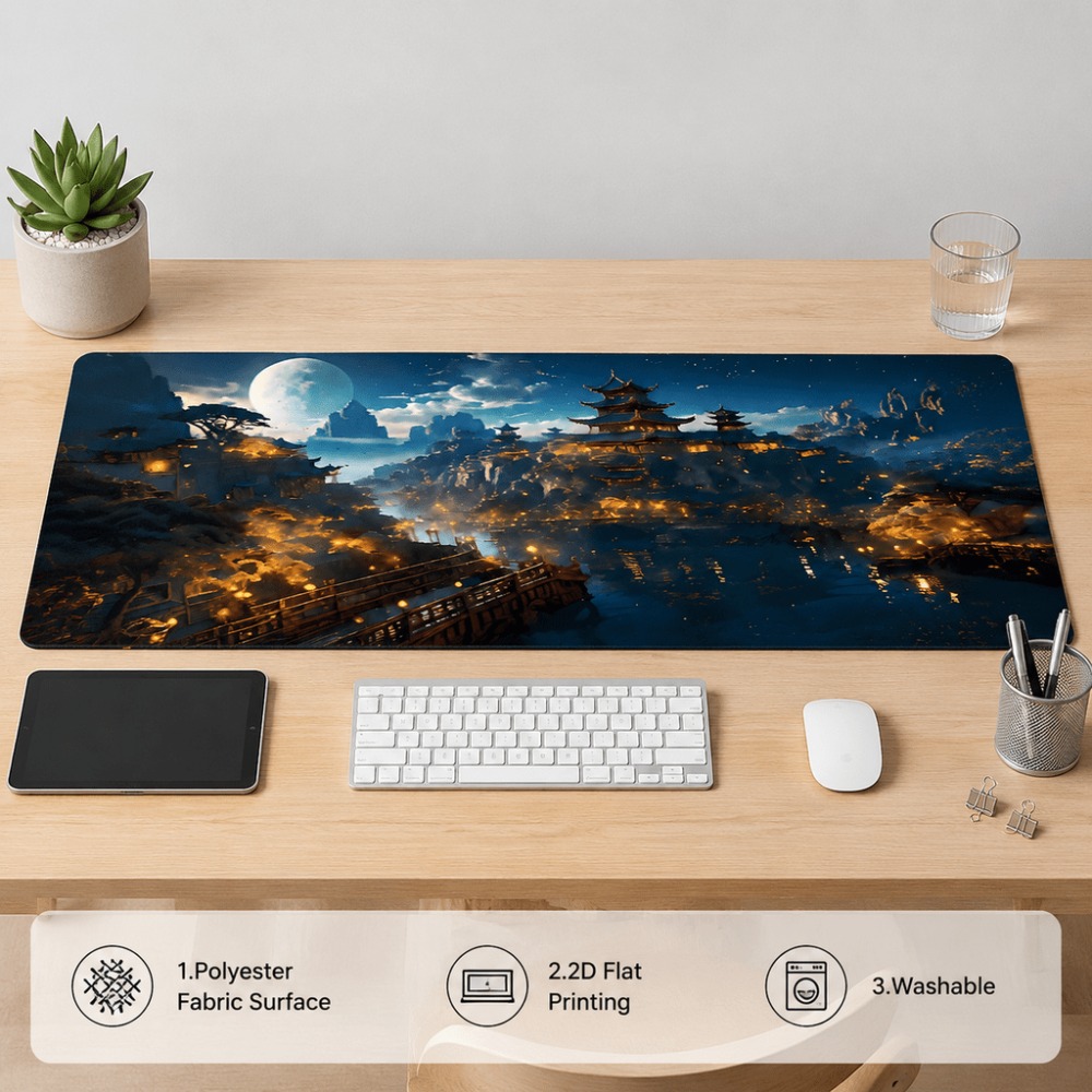 Napperon de table allongé à mo - Desk Setup For Work avis et prix