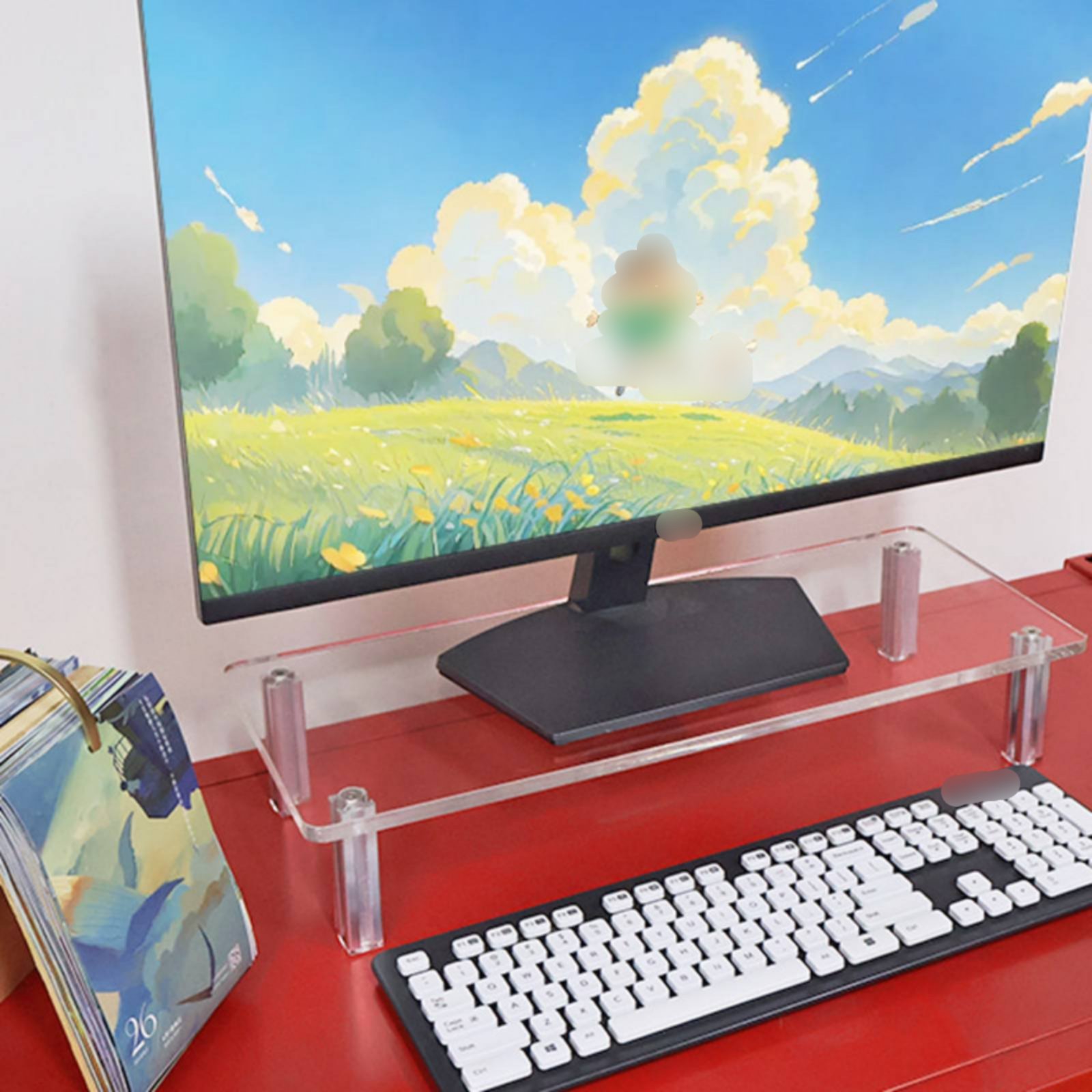 Support d'écran en acrylique t - Desk Setup Organizer avis et prix