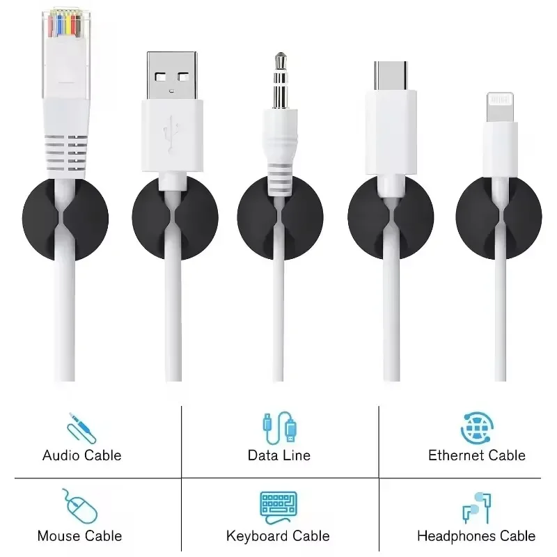 Attaches-câbles, support de co - Desk Setup Cable Management avis et prix
