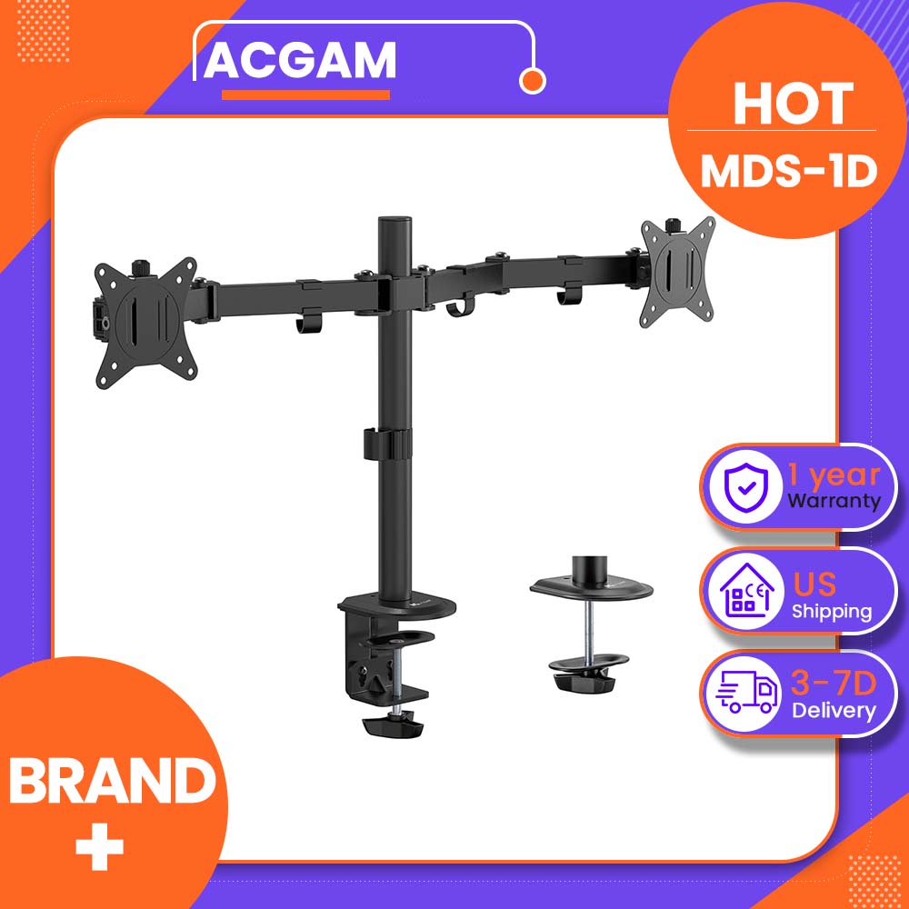 Support double moniteur ACGAM  - Monitor Arm Clamp avis et prix