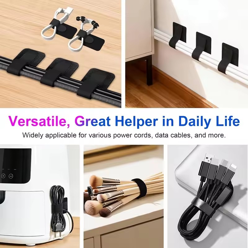Attaches-câbles adhésifs sous  - Desk Setup Cable Management avis et prix