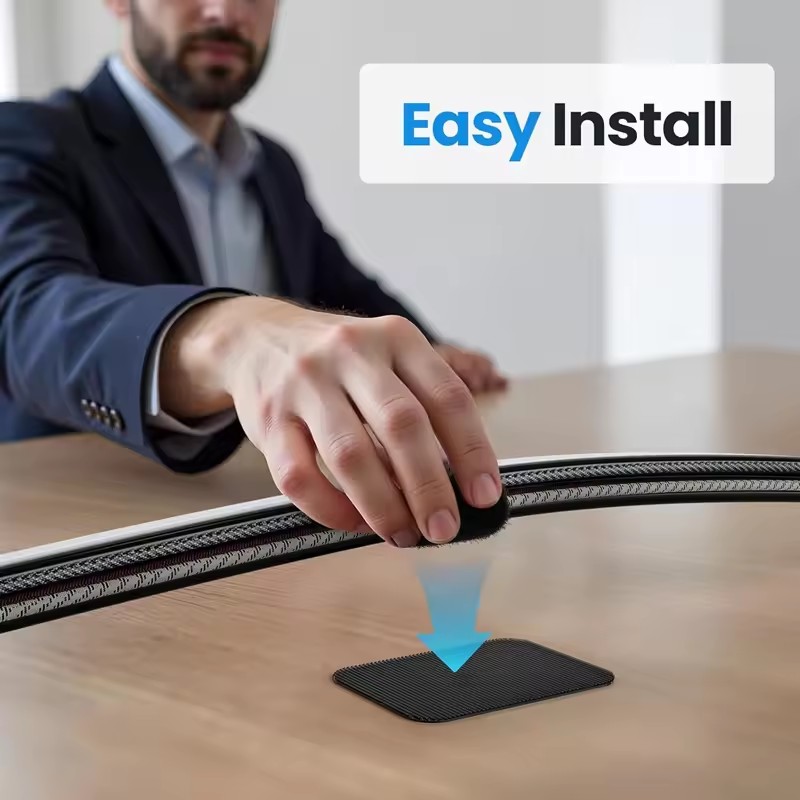 Attaches-câbles adhésifs sous  - Desk Setup Cable Management avis et prix