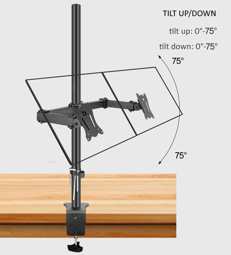 Support de bureau double monit - Monitor Arm Clamp avis et prix
