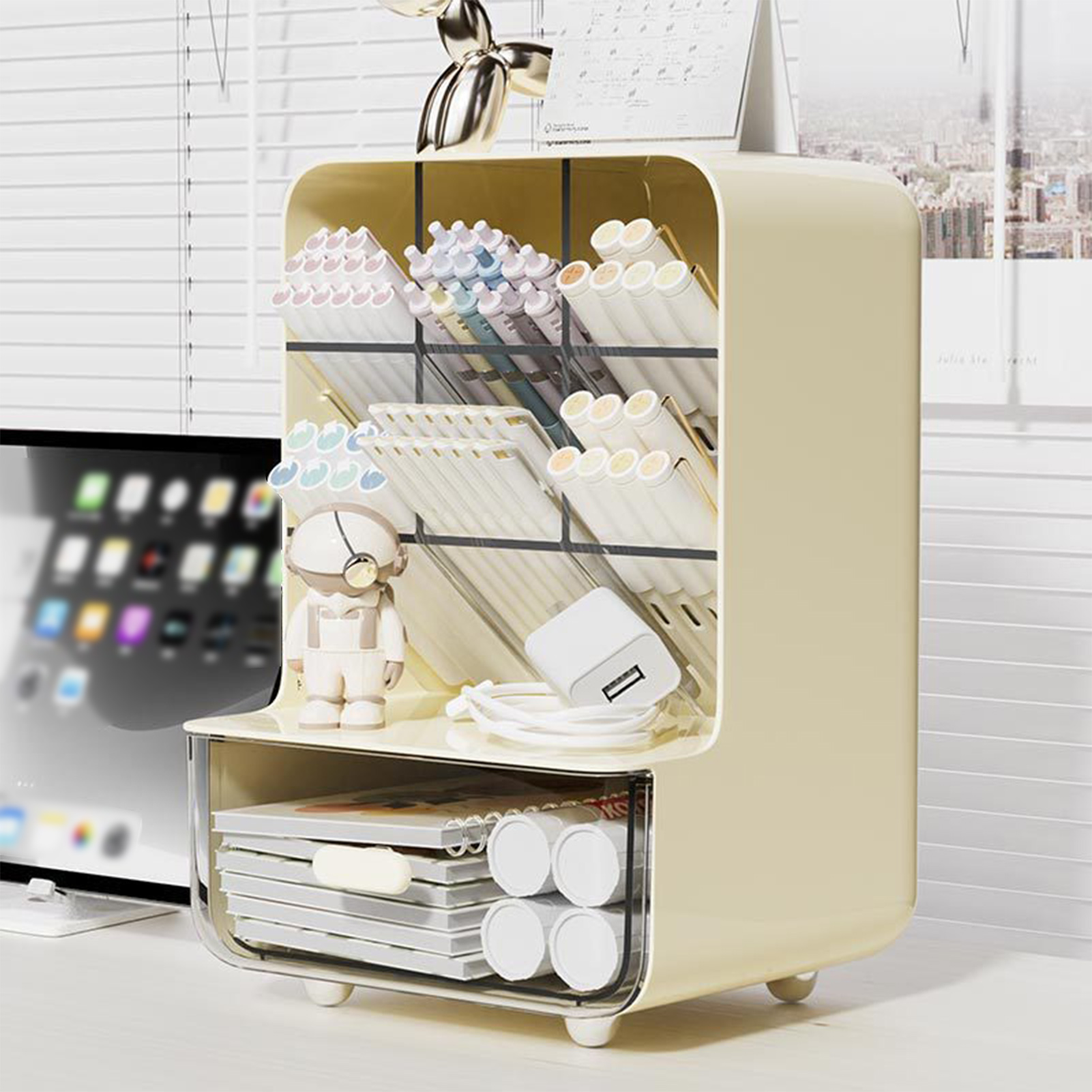 Porte-stylo Oblique de grande  - Desk Setup Organizer avis et prix